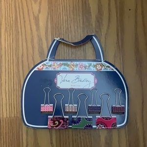 New Vera Bradley Binder Clips Set of 7 NWT